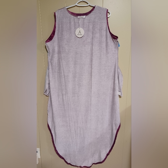 ANRABESS Women's Casual Loose Sundress Long Dress Sleeveless Split Maxi Dresses - Picture 7 of 8